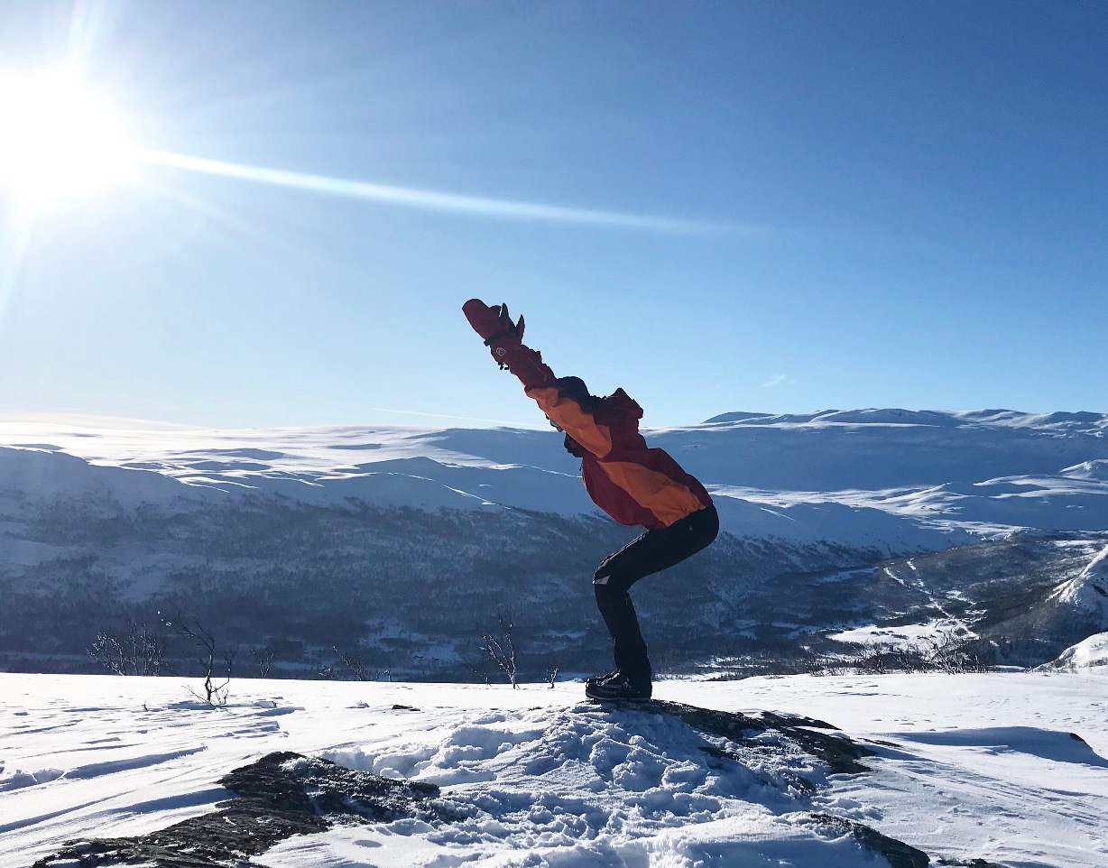 SKIING? BUT YOGA FIRST, says Annette Wiik, local teacher