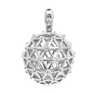 Silver-Pendant-sphere-diffuser