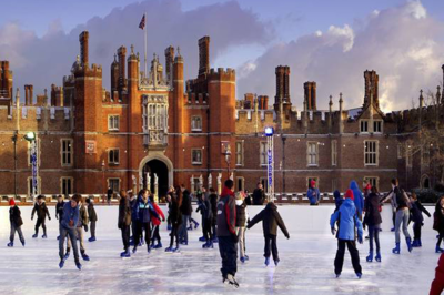 skating at hampton court richmond for christmas