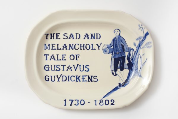 Matt Smith, Untold Lives, THE SAD AND-art- MELANCHOLY TALE OF GUSTAVUS GUYDICKENS 1730-1802, 2023.- Courtesy of Cynthia Corbett Gallery