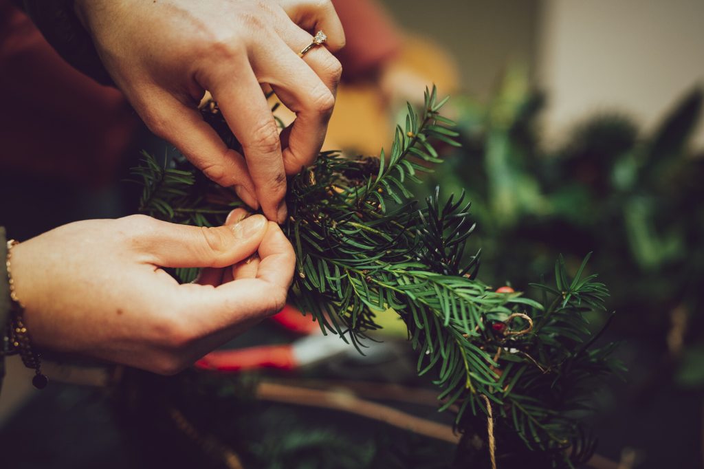 christmas-wreath-making-Darling-magazine-uk-top-things-to-do-royal-parks-darling-media-uk